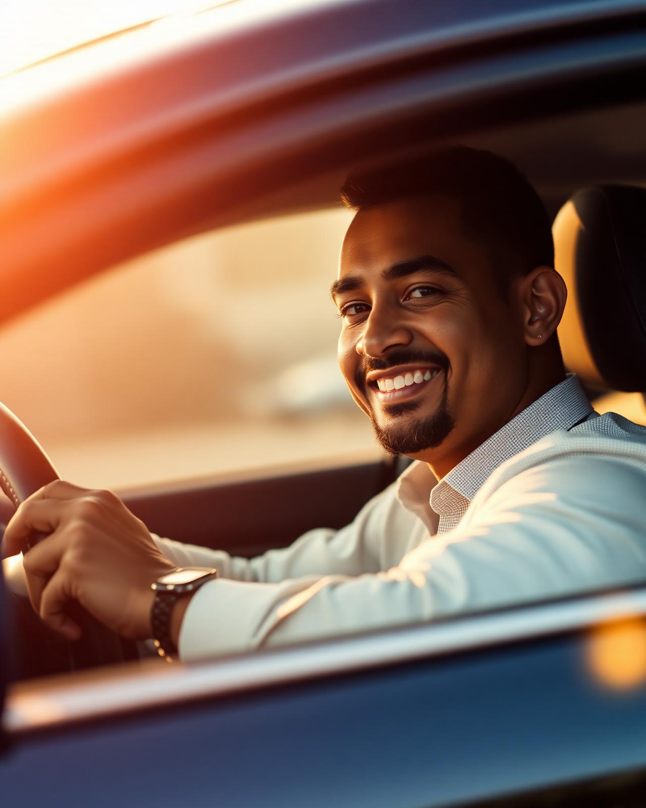 Un miembro de NexoDrive al volante